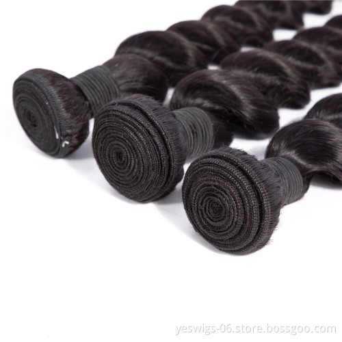 Wholesale Loose Deep 1pc Brazilian Hair Bundles 100% Virgin Human Hair Extensions